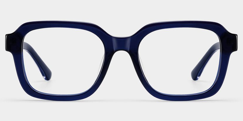 Parker Blue Square Glasses