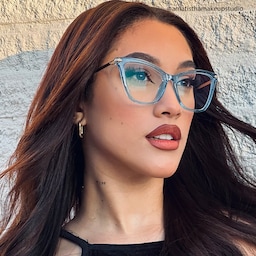 Hilary Butterfly Blue Glasses5