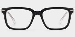 George Rectangle Black Glasses1