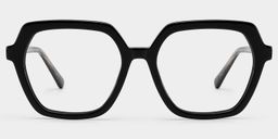 Devon Geometric Black Glasses1