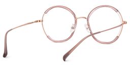 Kiley Round Pink Glasses3