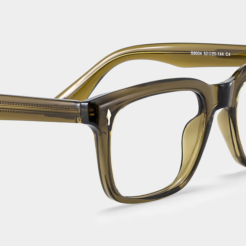 Fletcher Brown Frame Glasses with Rectangle Frame Online | ZEELOOL4