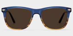 Atlas Two-tone Rectangle Glasses0