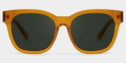 Azul Square Champagne Polarized Sunglasses1