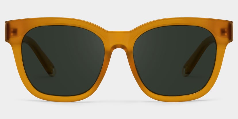 Azul Square Champagne Polarized Sunglasses