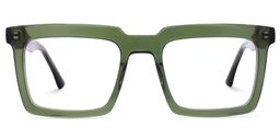 Leblanc Rectangle Green Glasses0
