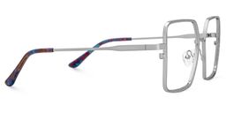 Toure Square Silver Diamond Cut Glasses2