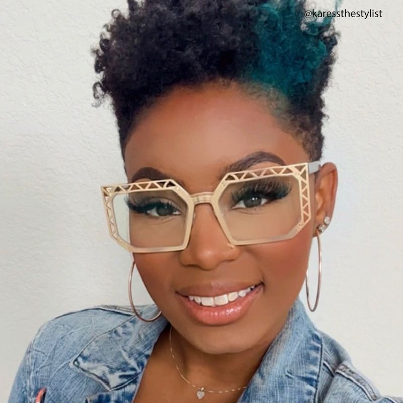 Adorno Square Gold Glasses | ZEELOOL Canada4