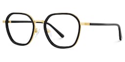 Mitchell Geometric Black Glasses3