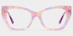 Skylar Butterfly Purple Glasses4