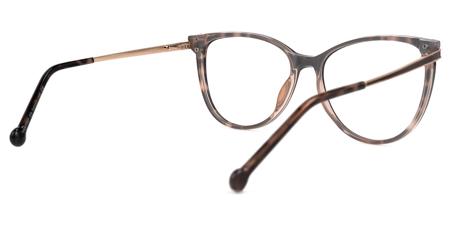 Round Shamim Tortoise Glasses on sale -Zeelool Glasses