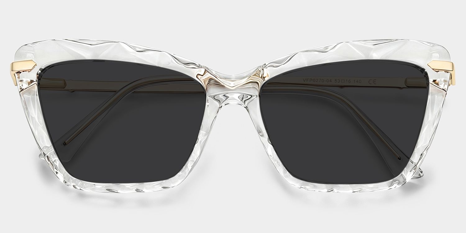 Juliet Tr90 Clear Cat Eye Frame Sunglasses | ZEELOOL1