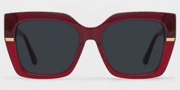 Mavis Square Red Glasses0