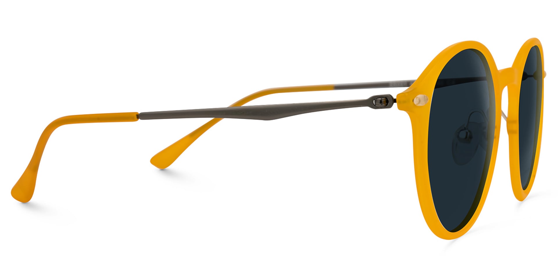 Dolores Round Yellow Sunglasses | Zeelool Glasses2