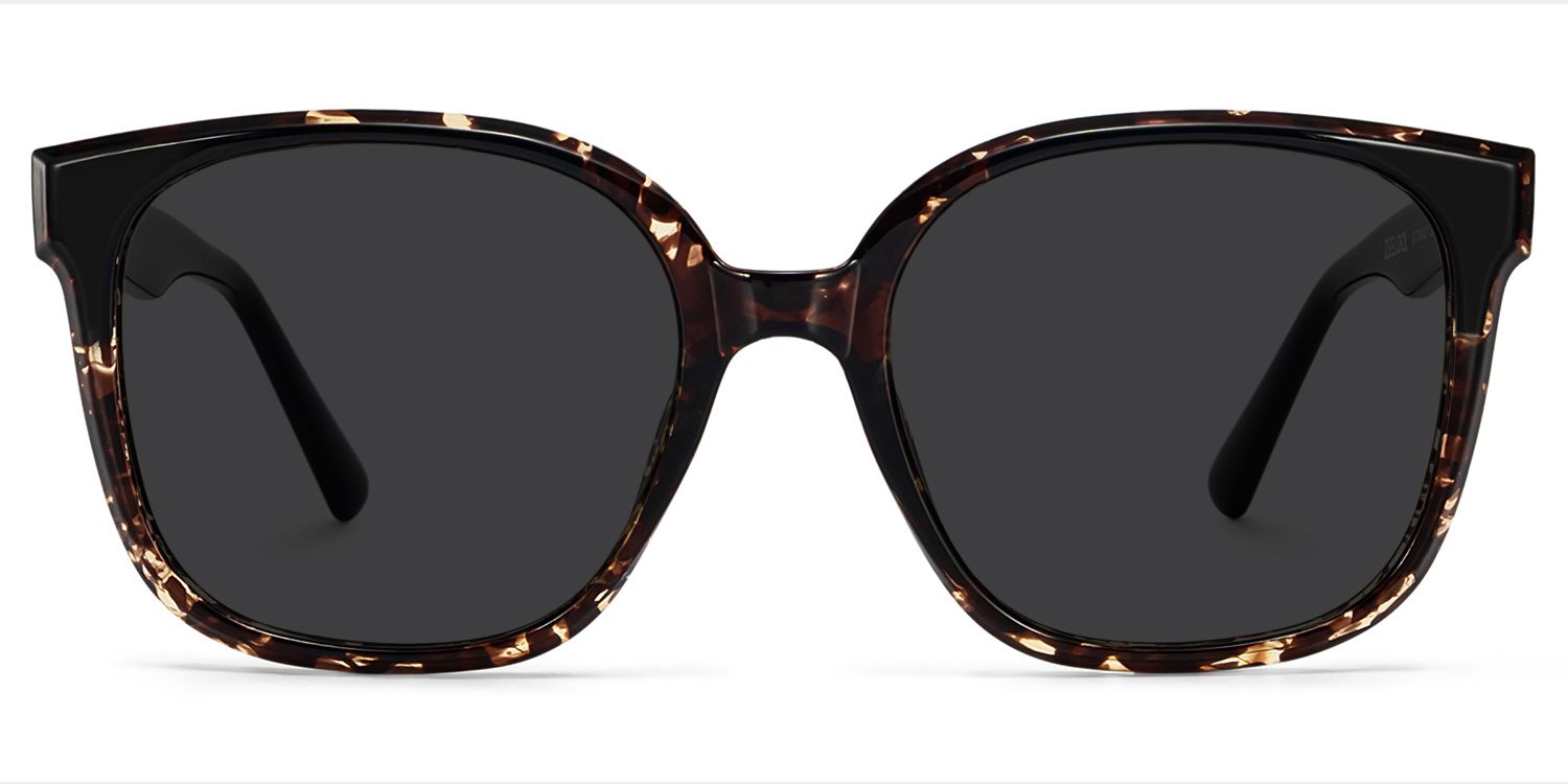 Siner Havana Square Polarized Sunglasses for Driving | ZEELOOL