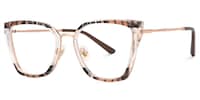 Martins Rectangle Brown Glasses1