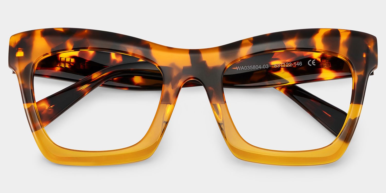 Benitez Square Tortoise Frame Glasses for Women | ZEELOOL1