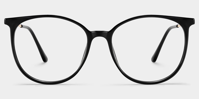 Chanty Round Black Glasses