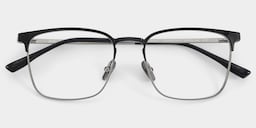 Cole Browline Black Glasses4