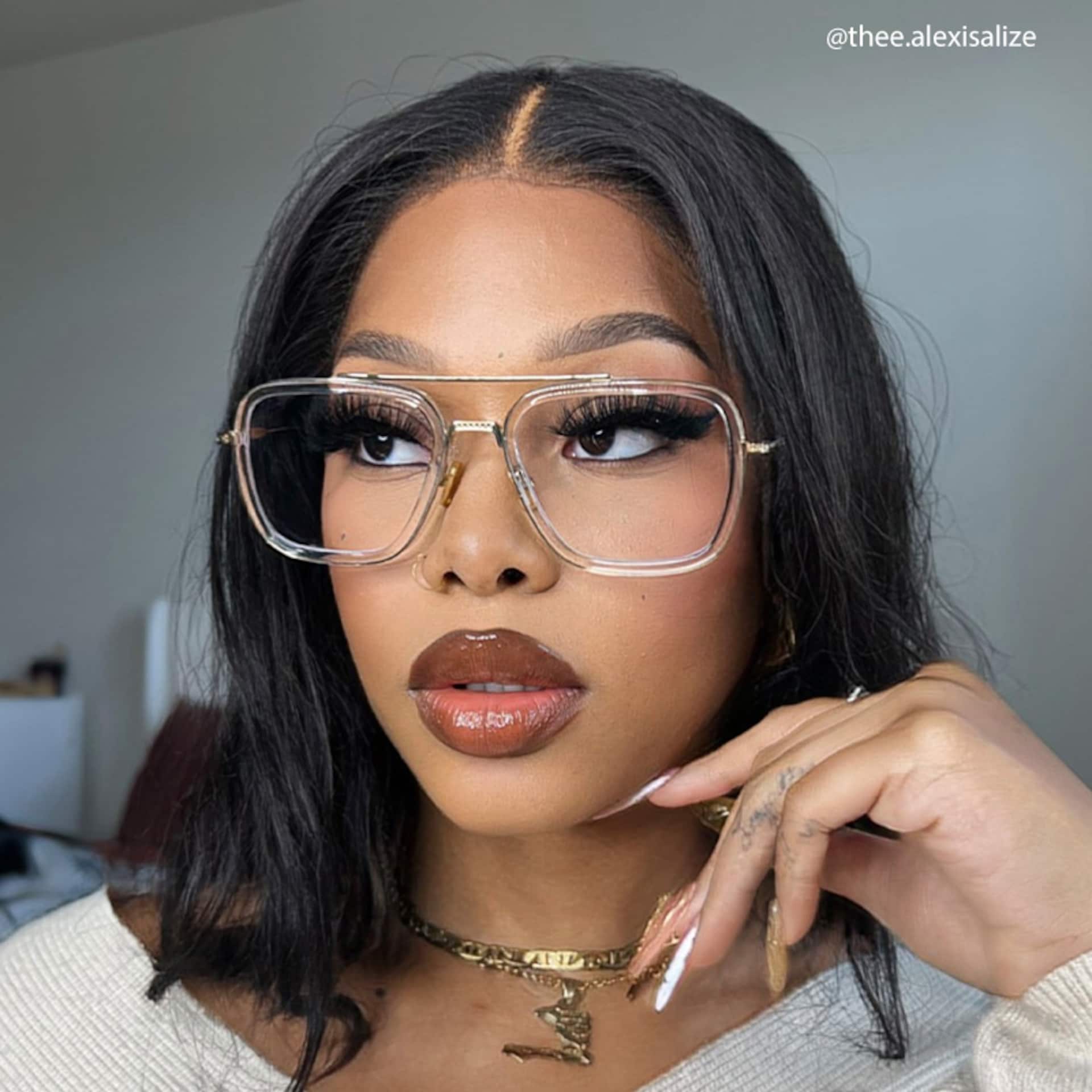 Gifford Aviator Crystal Frame Glasses | Zeelool Optical10