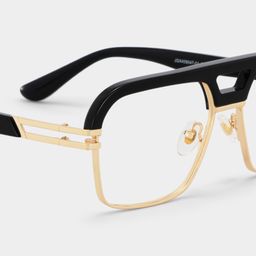 Griff Aviator Black Glasses5