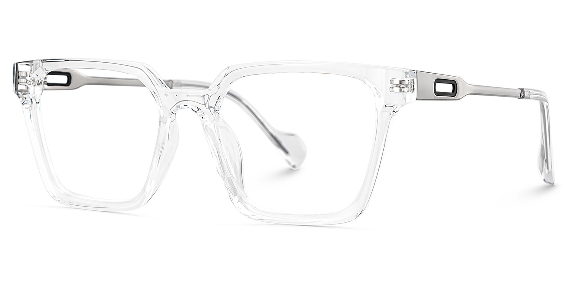 Mabel Eyeglasses in Square Clear Frame | Zeelool3