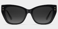 Skylar Butterfly Black Sunglasses1