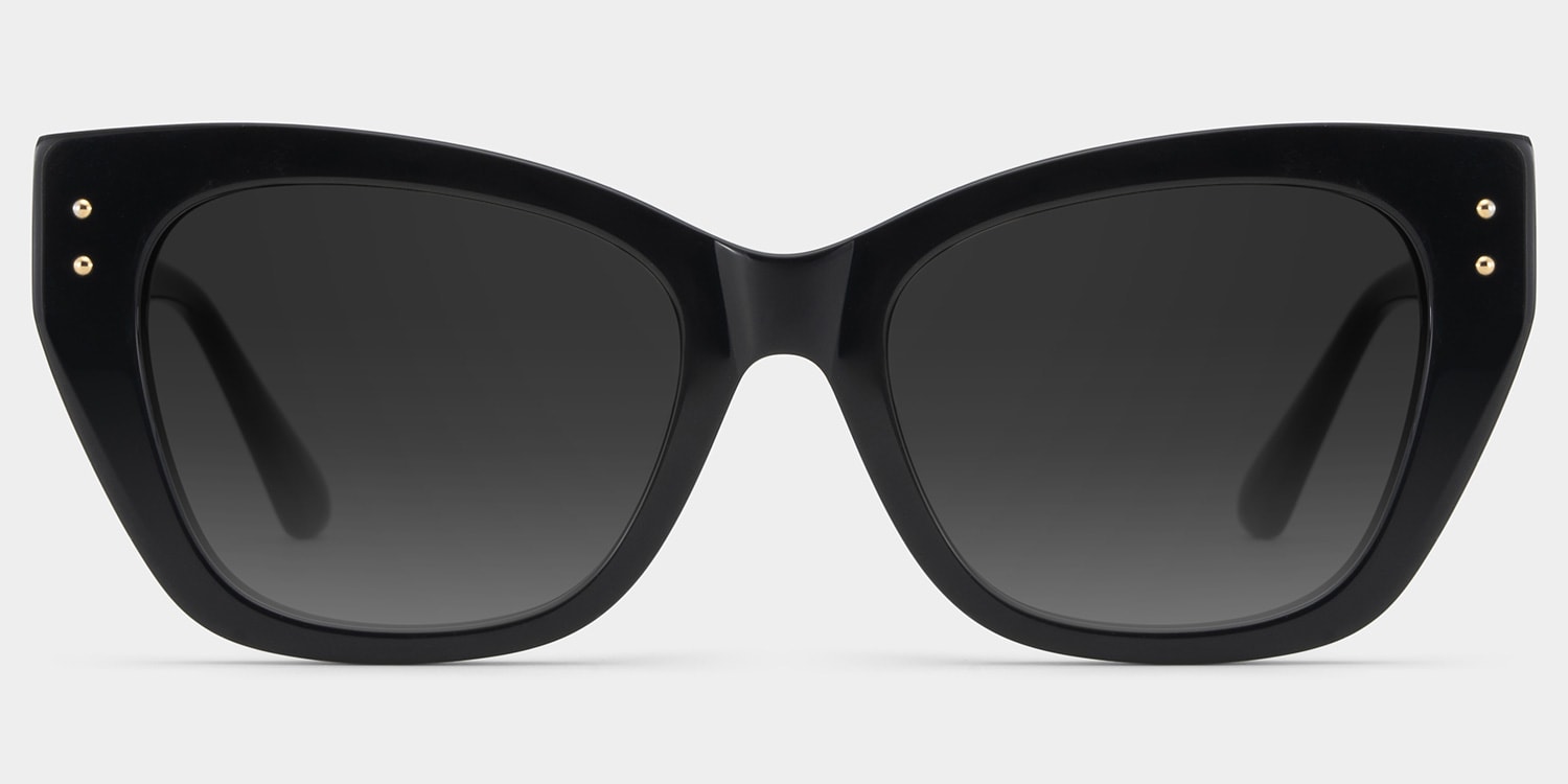 Skylar Butterfly Black Sunglasses
