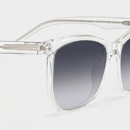 Libby Clear Geometric Sunglasses4