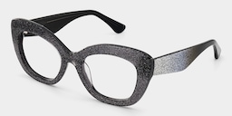 Mireille Butterfly Black Glasses3