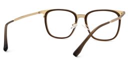 Ridgley Rectangle Brown Glasses3