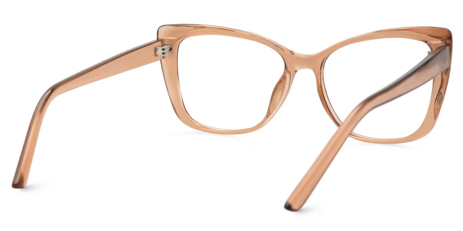 Farris Transparent Square Frame Glasses for Women | Zeelool3