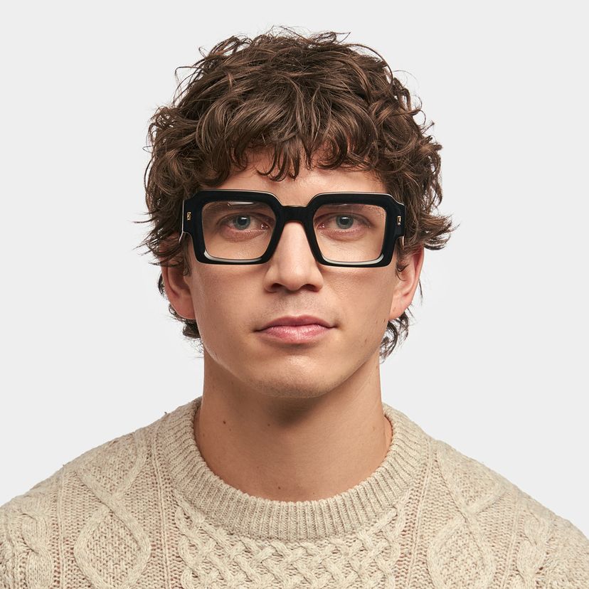 Bobbee Square Black Glasses