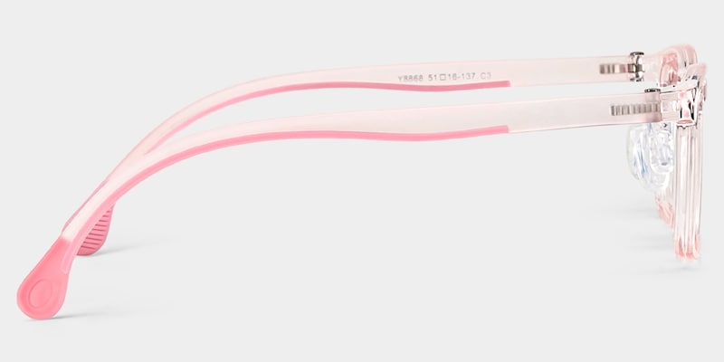 Sunny Rectangle Pink Frame Eyeglasses for Tween3