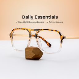 Kilworth Tortoise crystal Aviator Glasses1