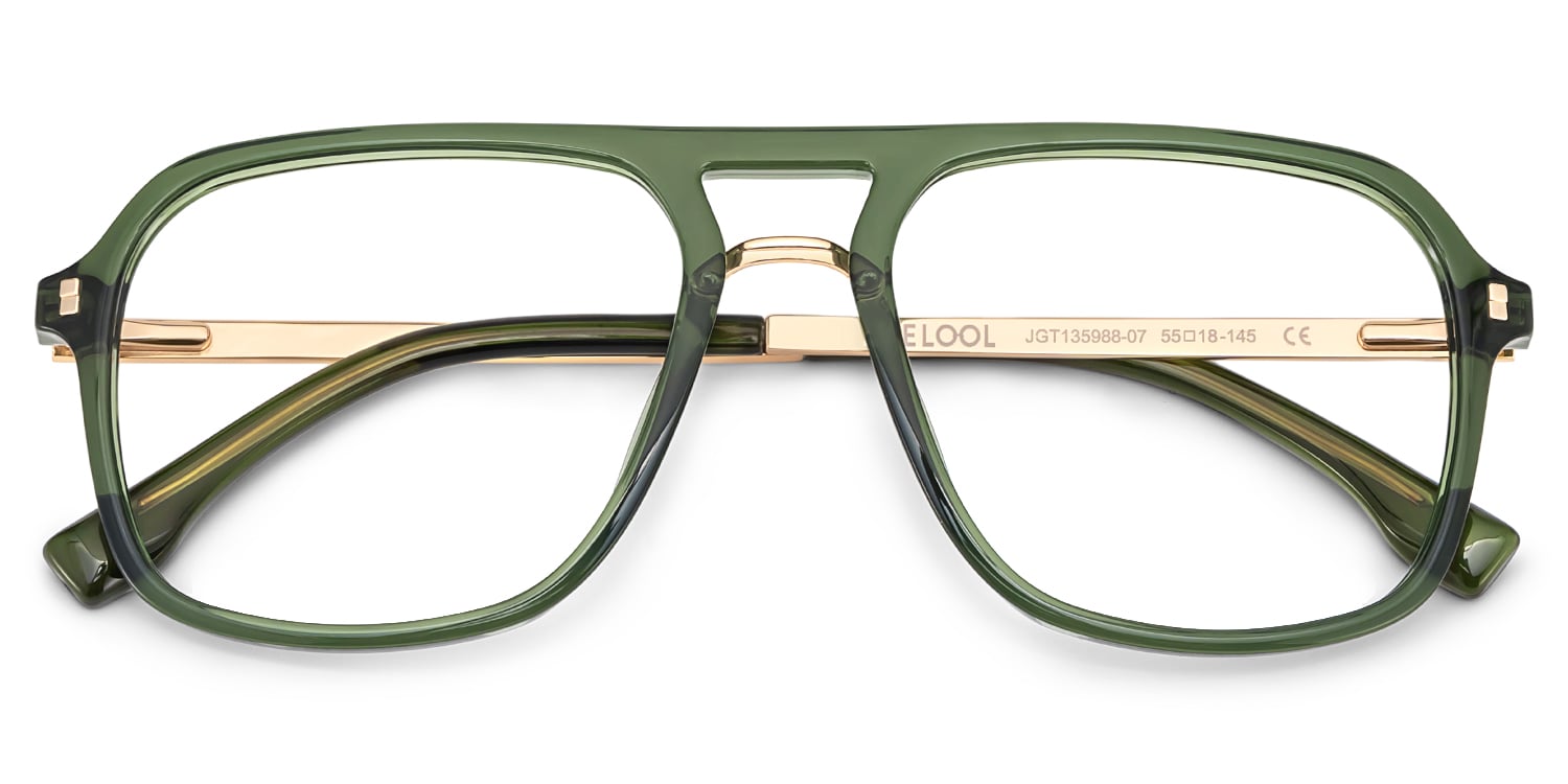 Kilworth Aviator Green Glassess4