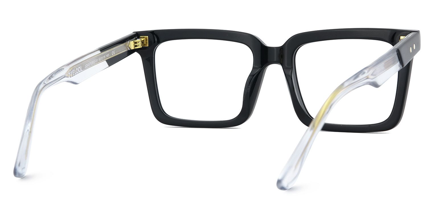 Black Square Frame Glasses - Hattie on Sale | Zeelool5