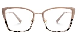 Mariie Butterfly Two-Tone Glasses0