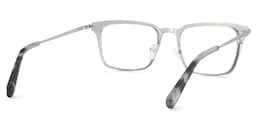 Chaney Rectangle Silver Glasses4