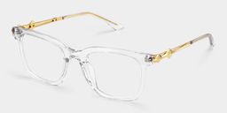 Reese Square Clear Glasses2