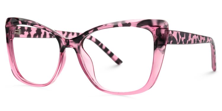 Farris Square Pink Glasses