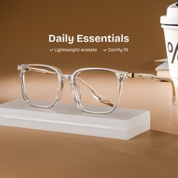 Zoe Square Clear Glasses2