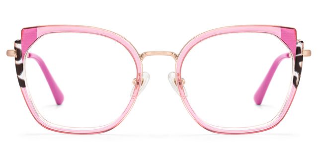 Murcia Square Pink Glasses