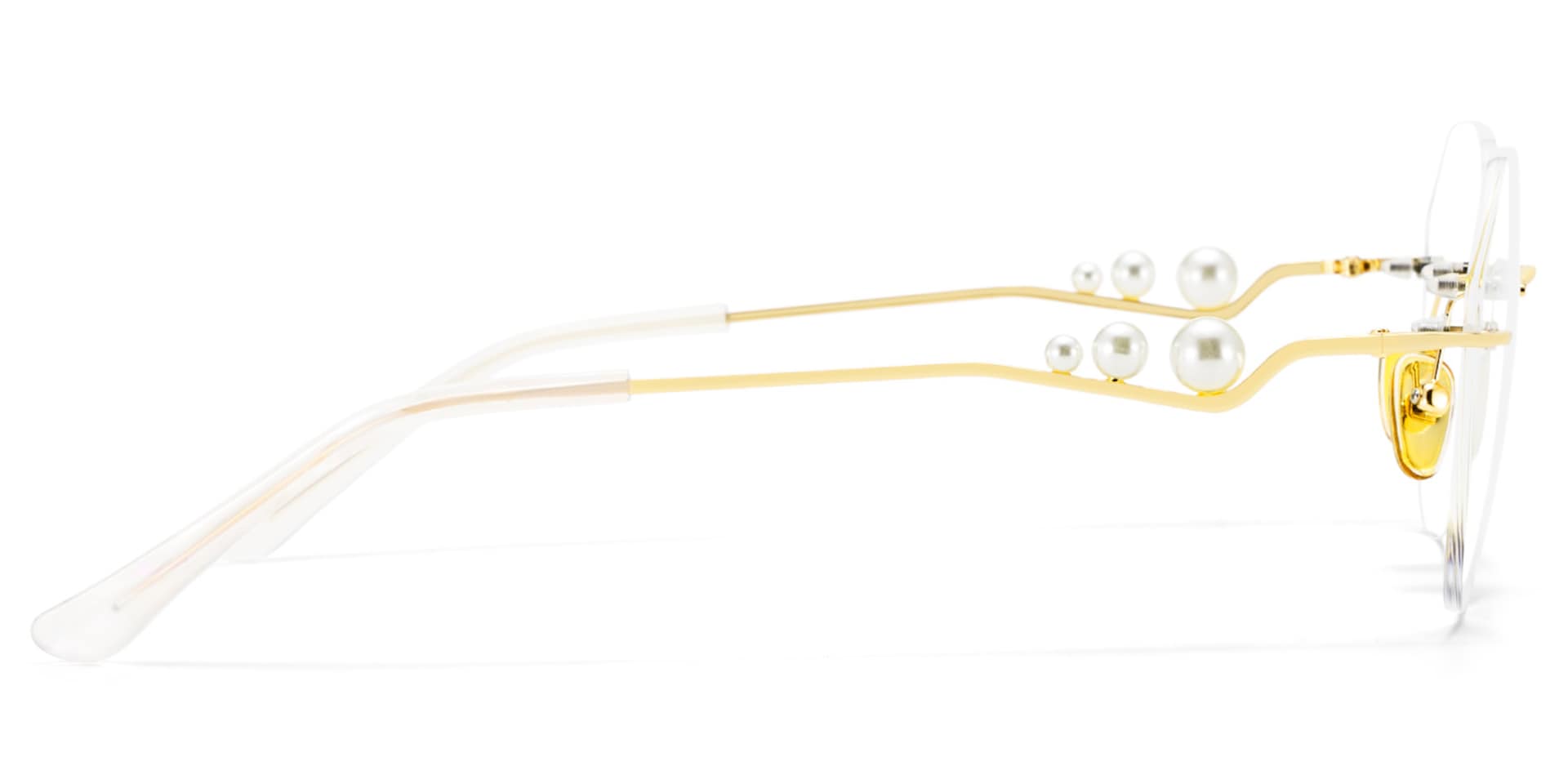 Wyatt Eyeglasses in GeometricGold Frame | Zeelool5