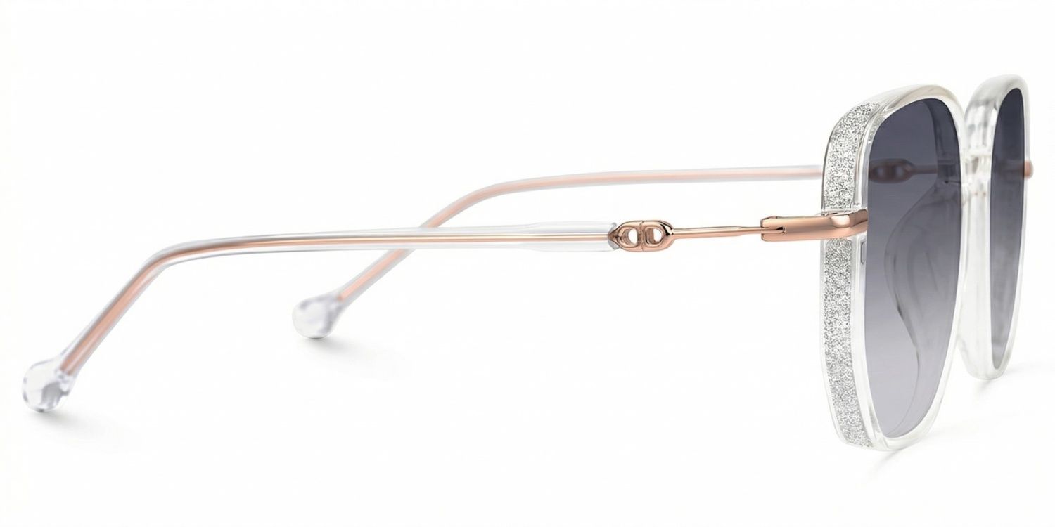 Joana Geometric Clear Glasses2