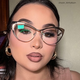 Ellen Cateye Silver Glasses12