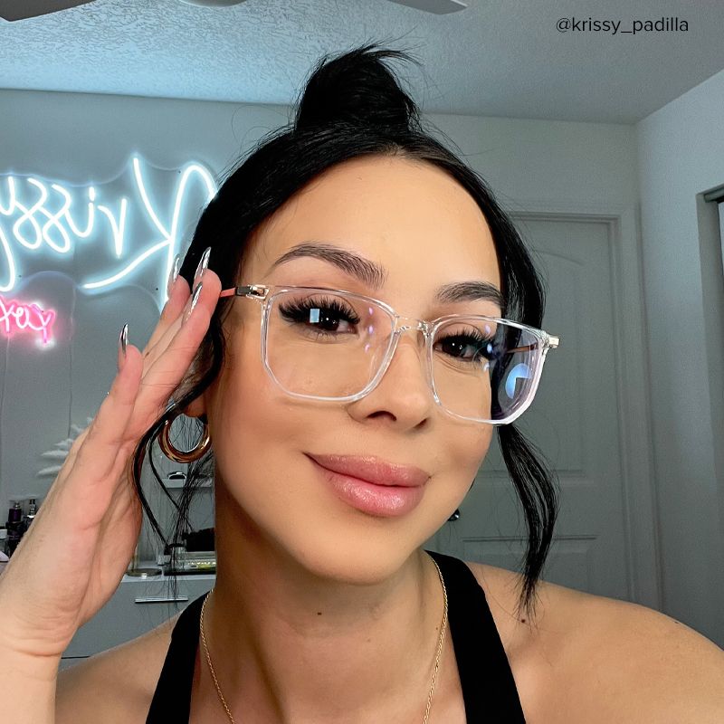 Fezell Square Clear Glasses