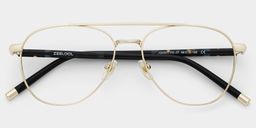 Calvin Aviator Gold Glasses3