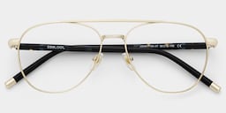 Calvin Aviator Gold Glasses3