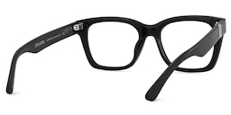 Gaydeh Rectangle Black Glasses5